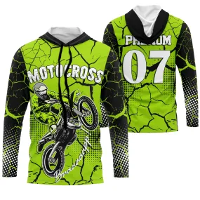 Maillot Cross Protection UV, Cadeau Personnalisé Pilote Moto Cross, Maillot De Course Jersey - CT20122223