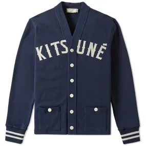 Maison Kitsuné Jersey CardiganNavy