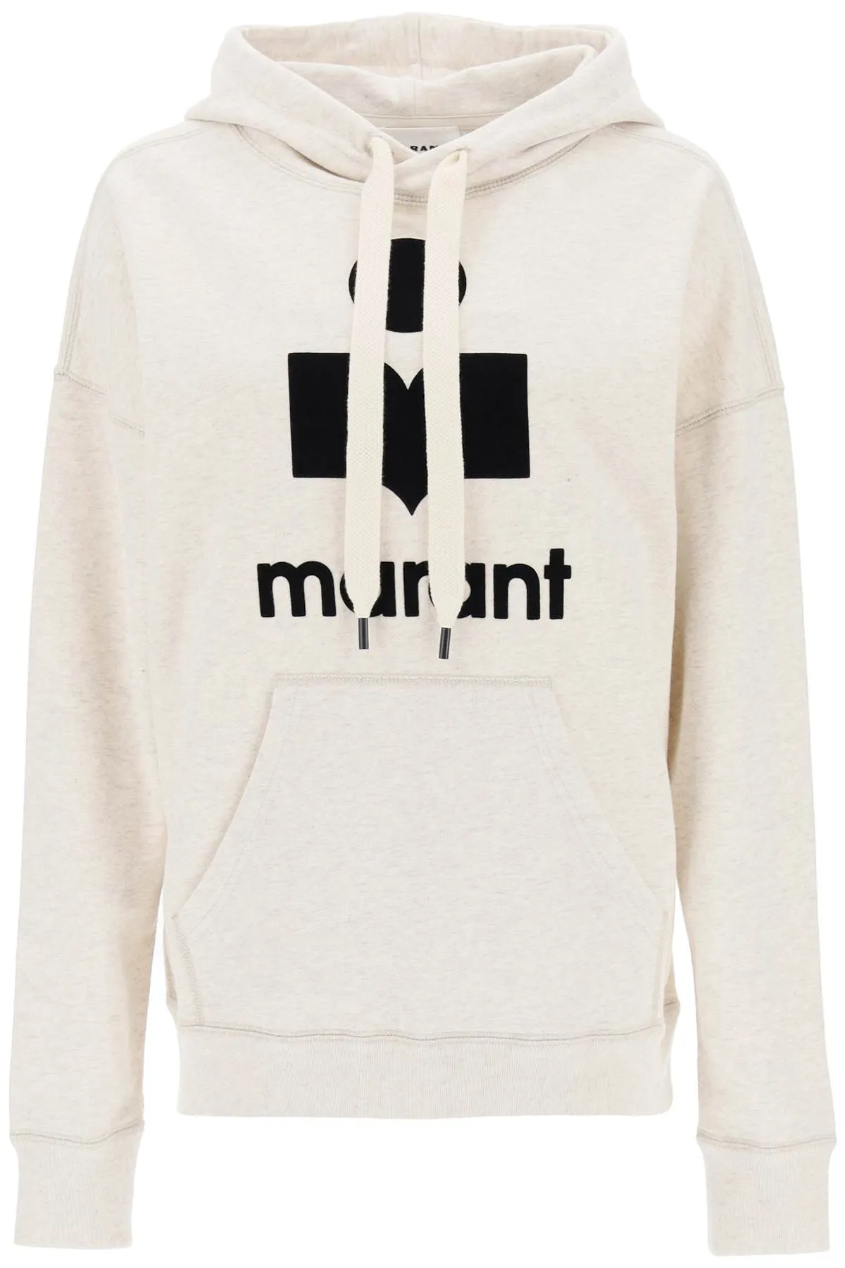 MANSEL HOODIE WITH FLOCKED LOGO