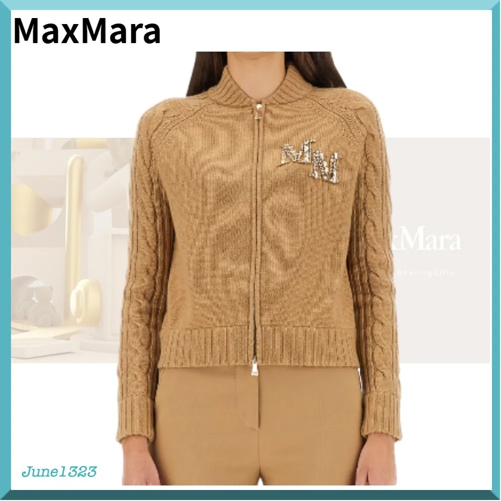 MaxMara  |Plain Logo Cardigans