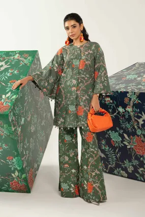 M.Basics by Maria.B Unstitched Printed Khaddar 2Pc Suit MB-US23-202-B