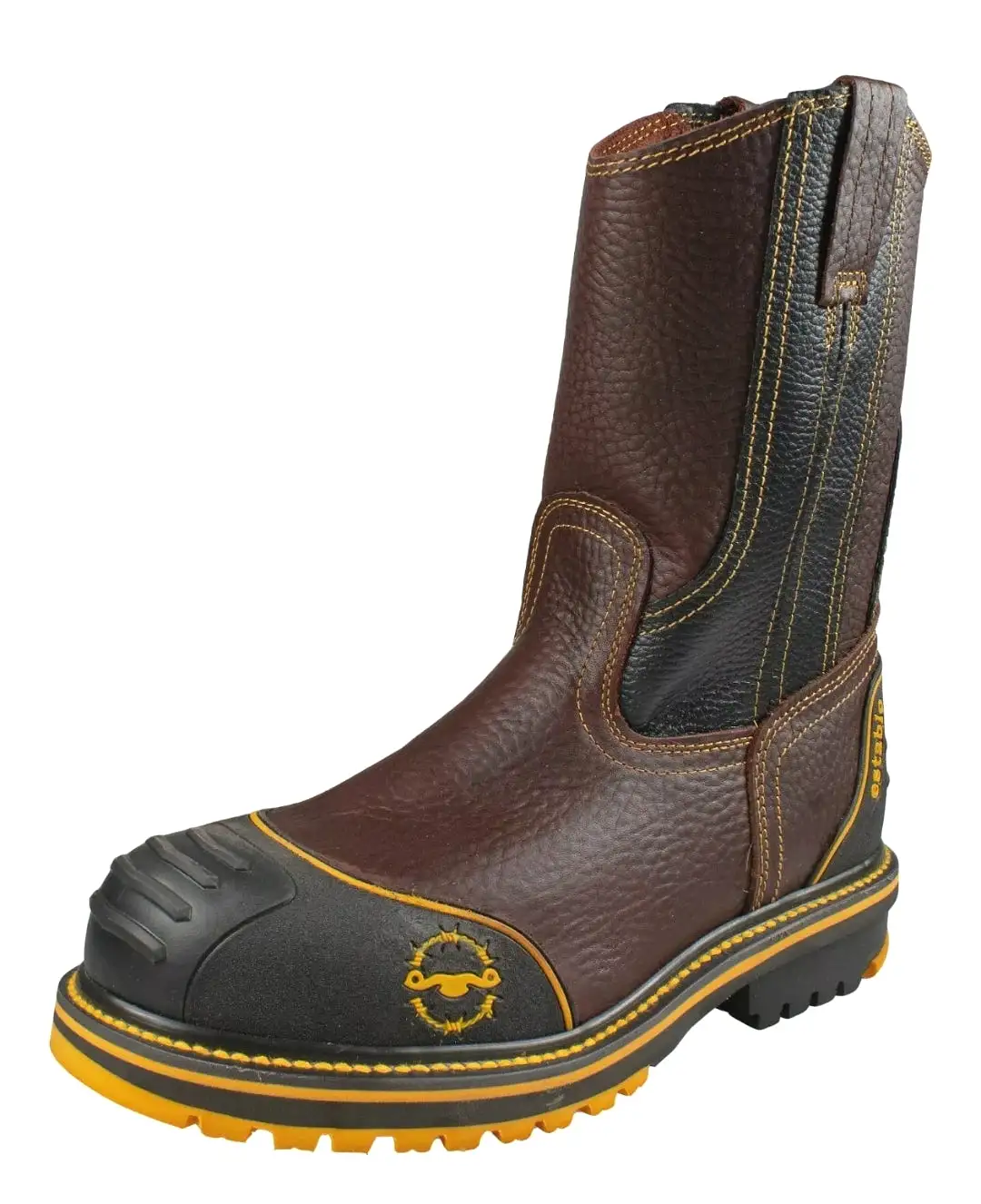 Men's work boots steel toe 582 shedron bull fight