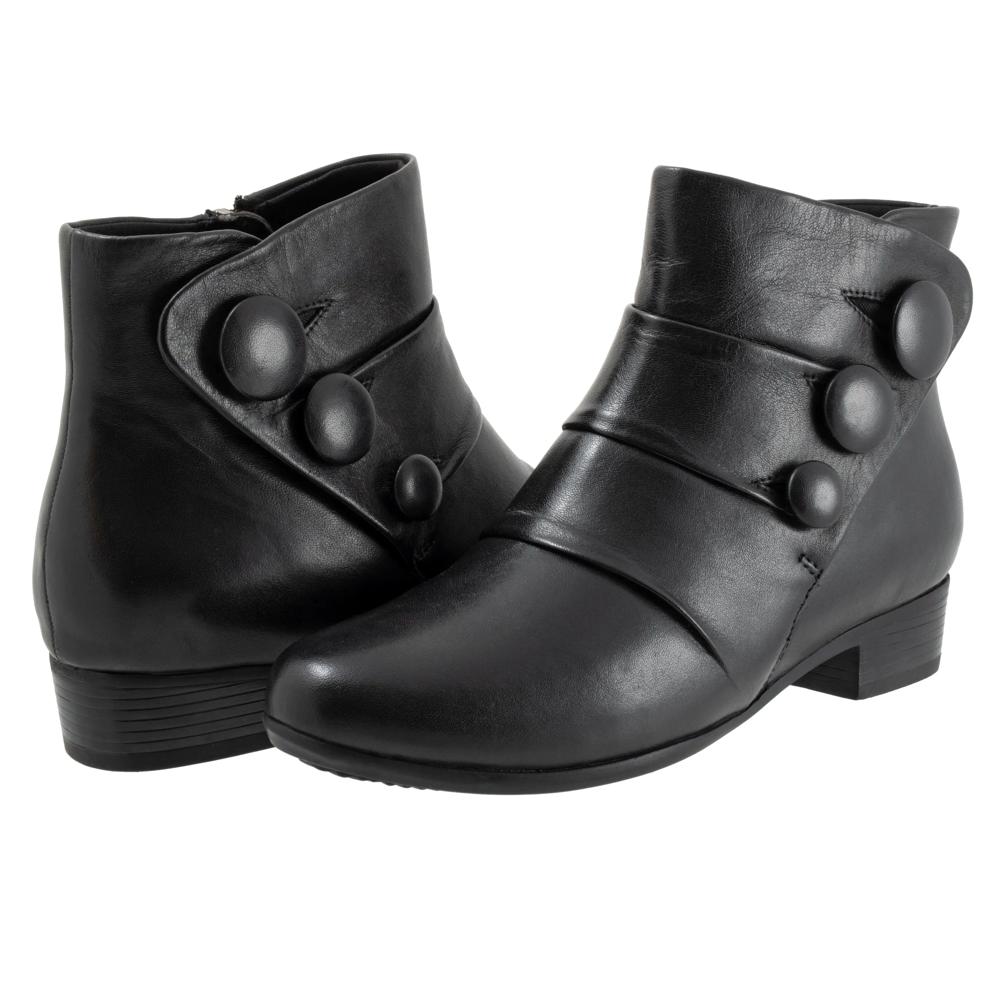 Mila Black Ankle Boots