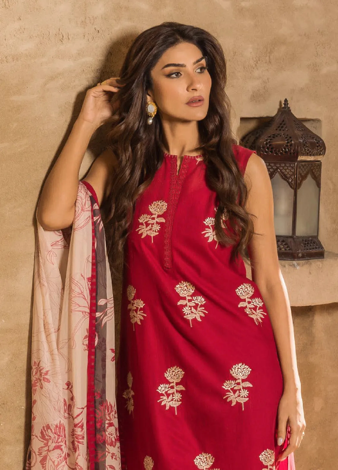 Mirage By Sahar Embroidered Lawn Unstitched 3 Piece Suit - S24ML S24-ES-L1-03