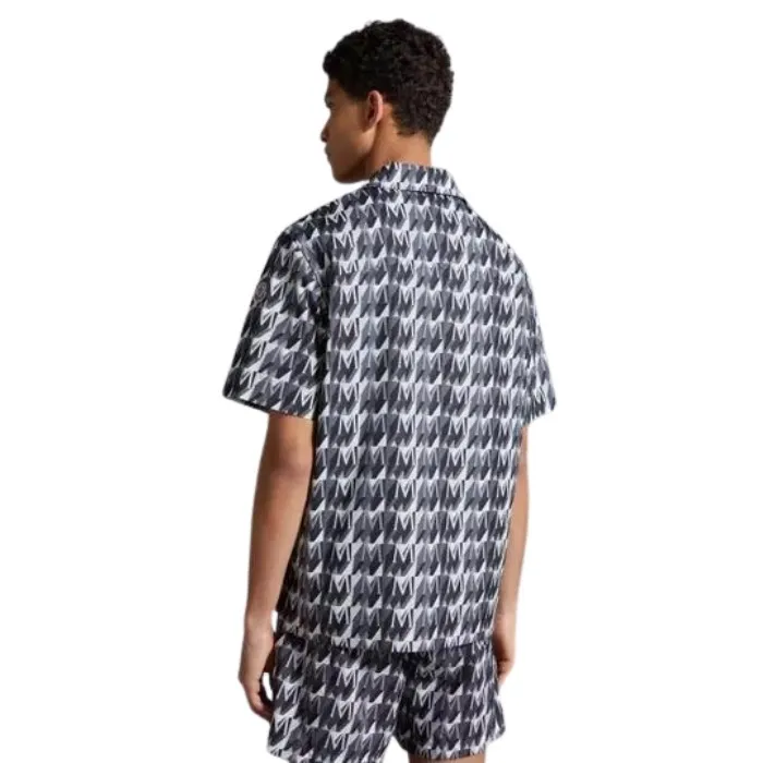 MONCLER  |Monogram Print Cotton Shirt