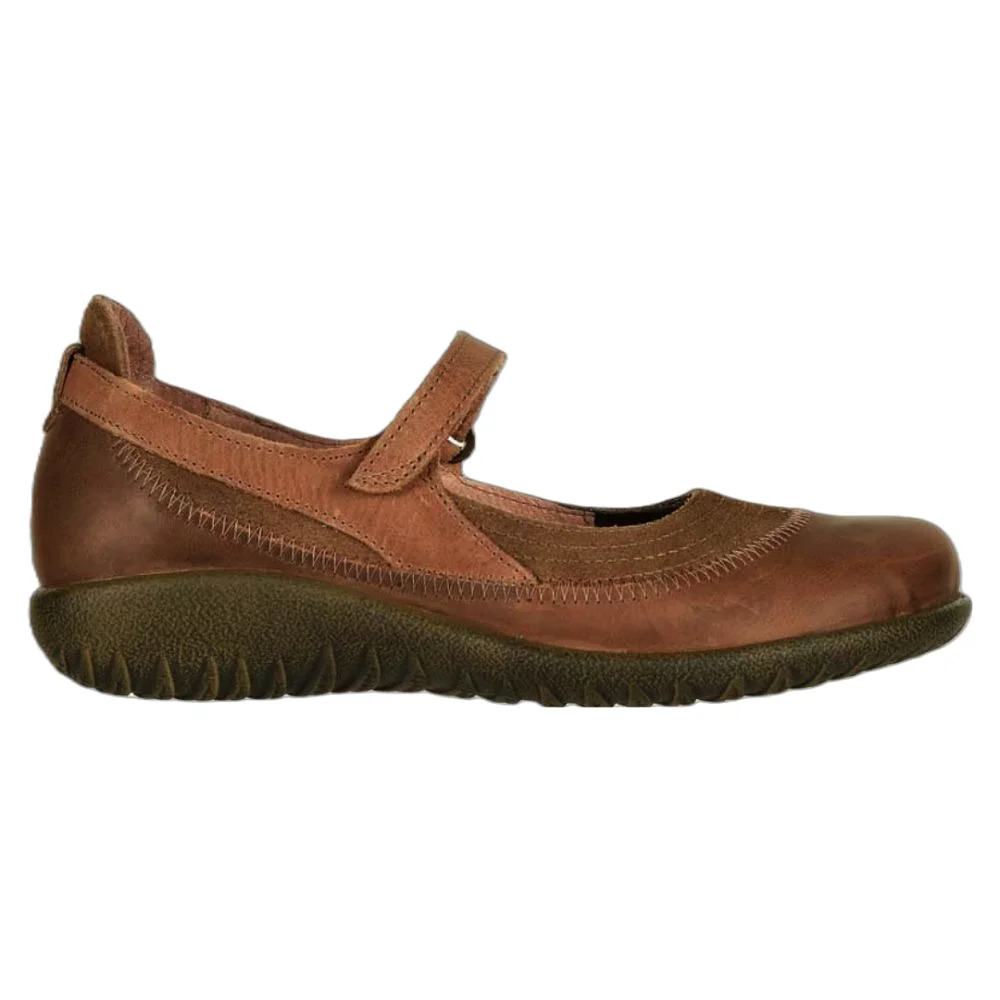 Naot Women's Kirei Mary Jane - Antique Brown Suede