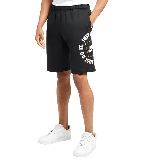 Nike Men's Sportswear JDI Fleece Shorts - Black