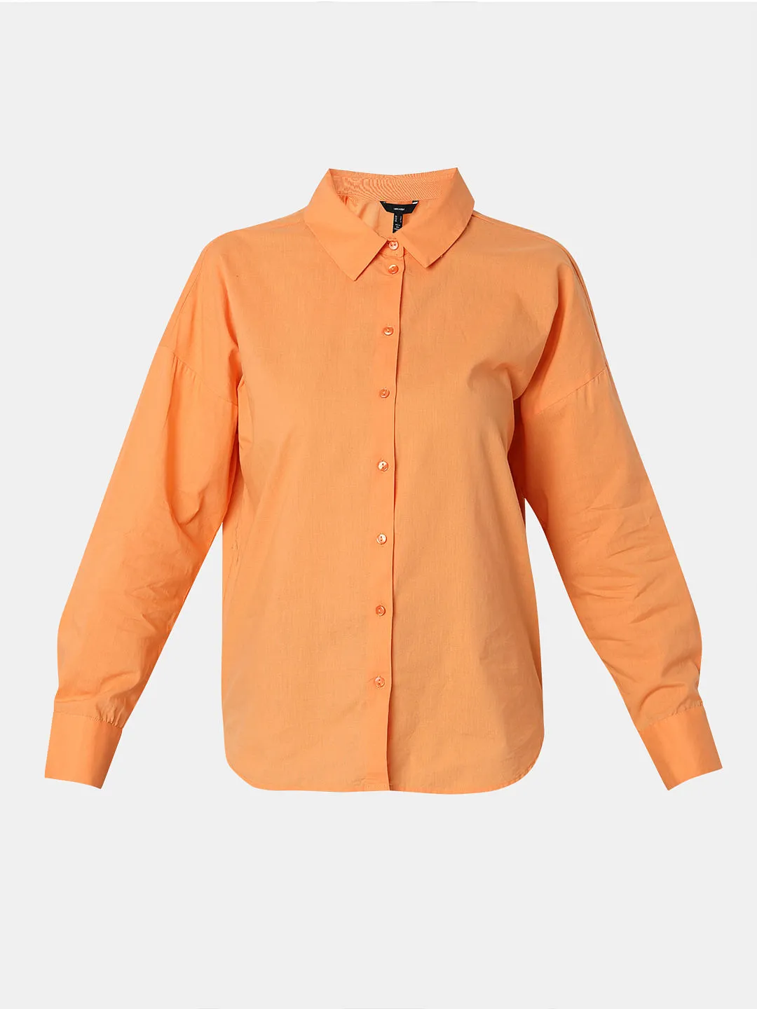 Orange Cotton Shirt