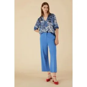 Pantaloni in jersey donna Azzurro