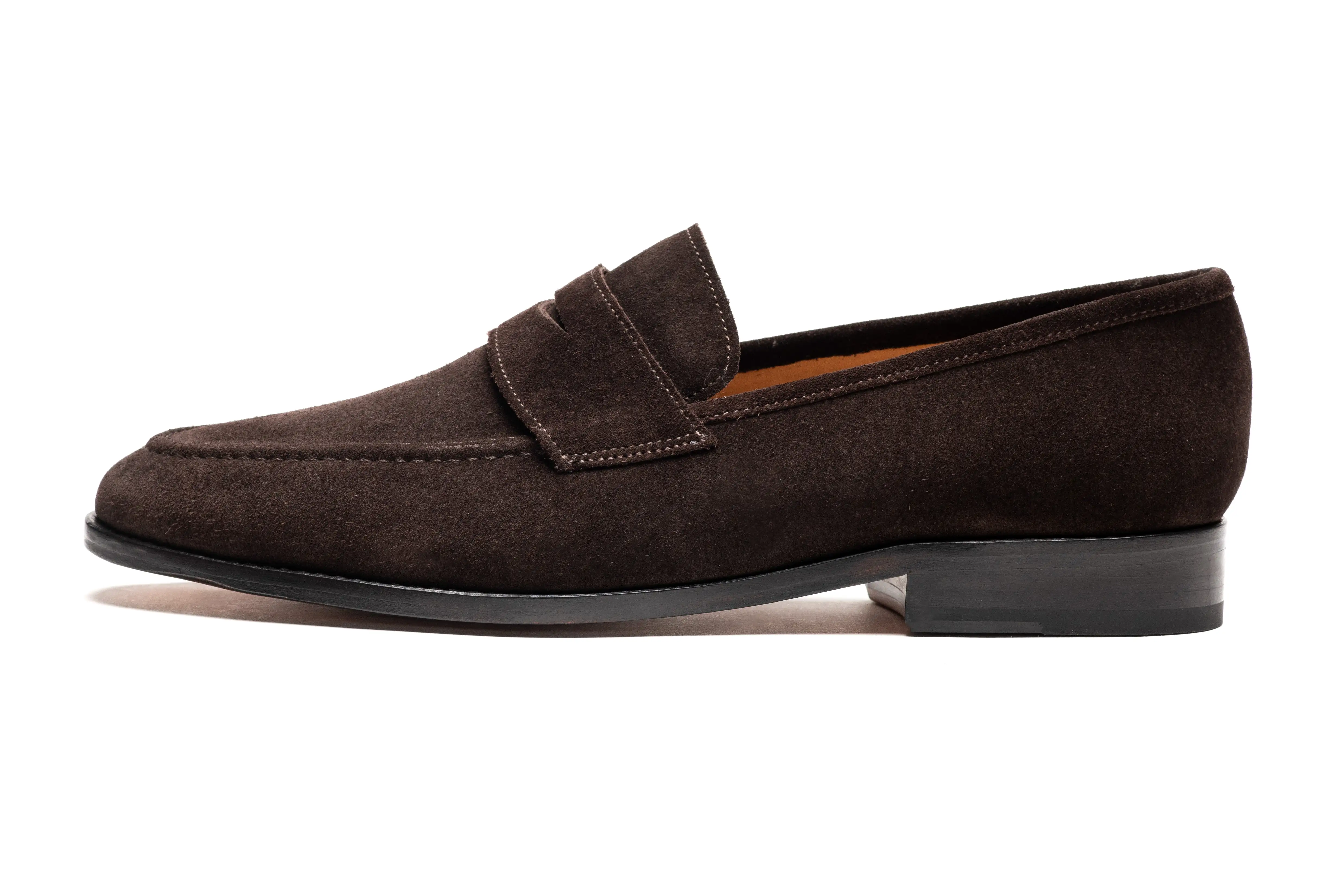 Penny Loafer - Dark Brown Suede