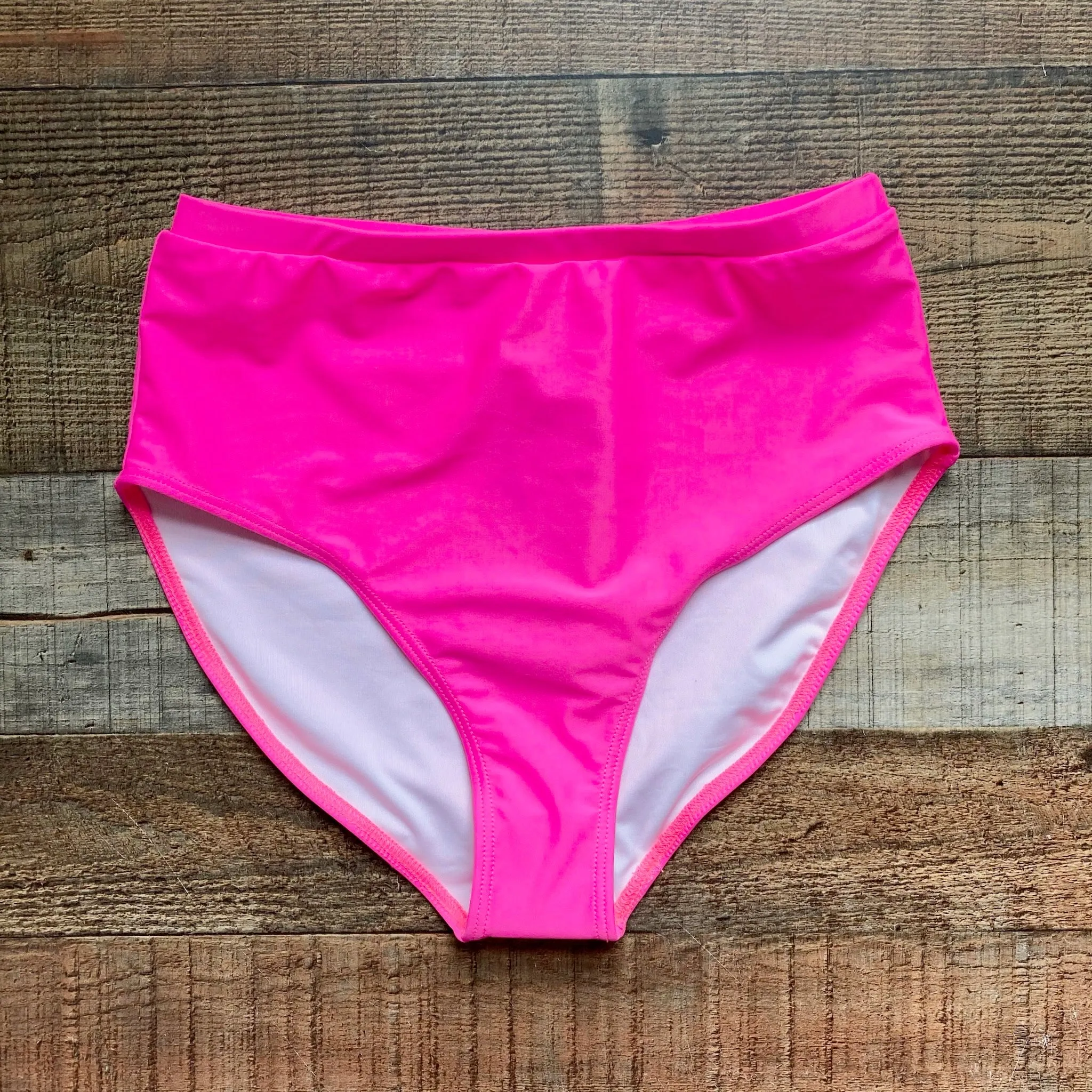 Pink Desert x Sassy Red Lipstick Hot Pink Bikini Bottoms NWT- Size S (see notes, we have matching top)