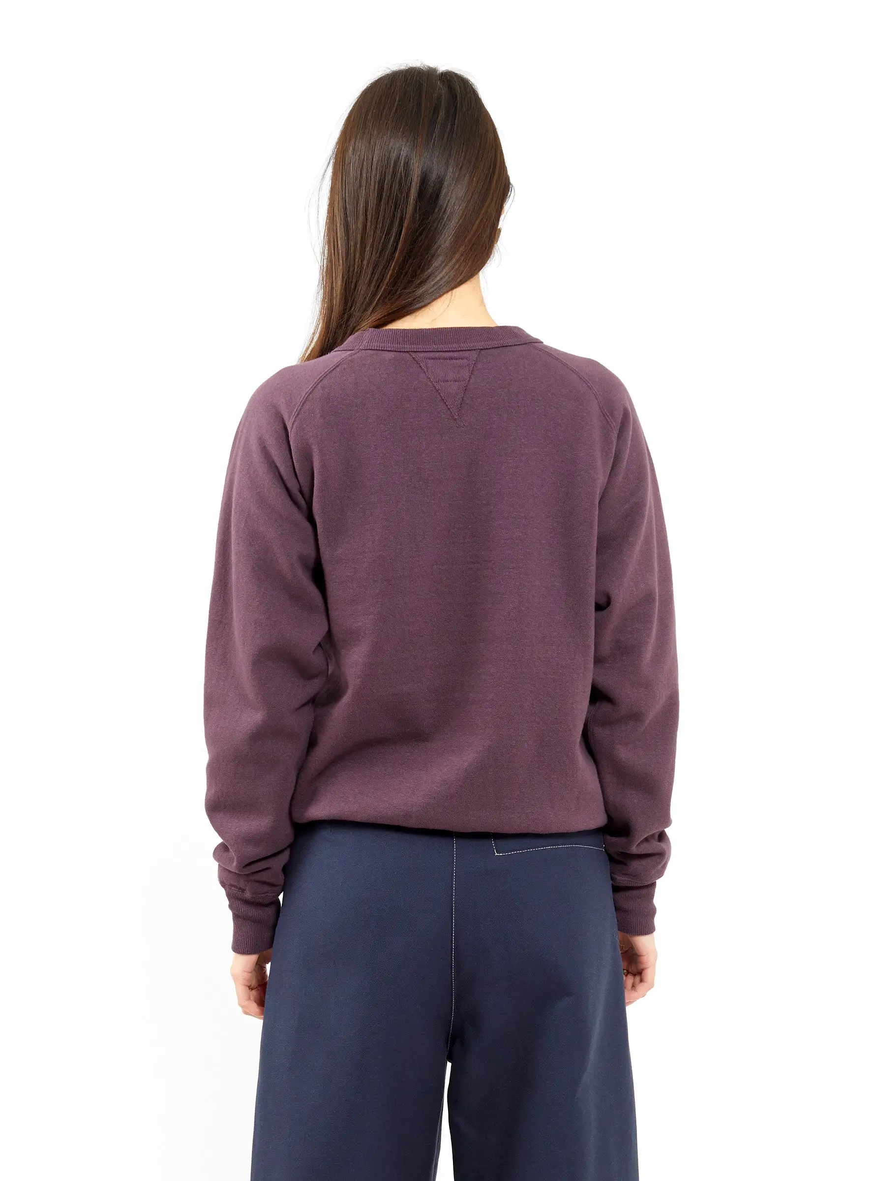 Poli'Ahu Crew Neck Sweatshirt - Plum Perfect