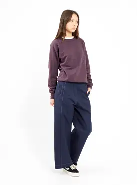 Poli'Ahu Crew Neck Sweatshirt - Plum Perfect