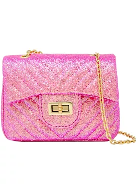 Purse - Hot Pink Glitter