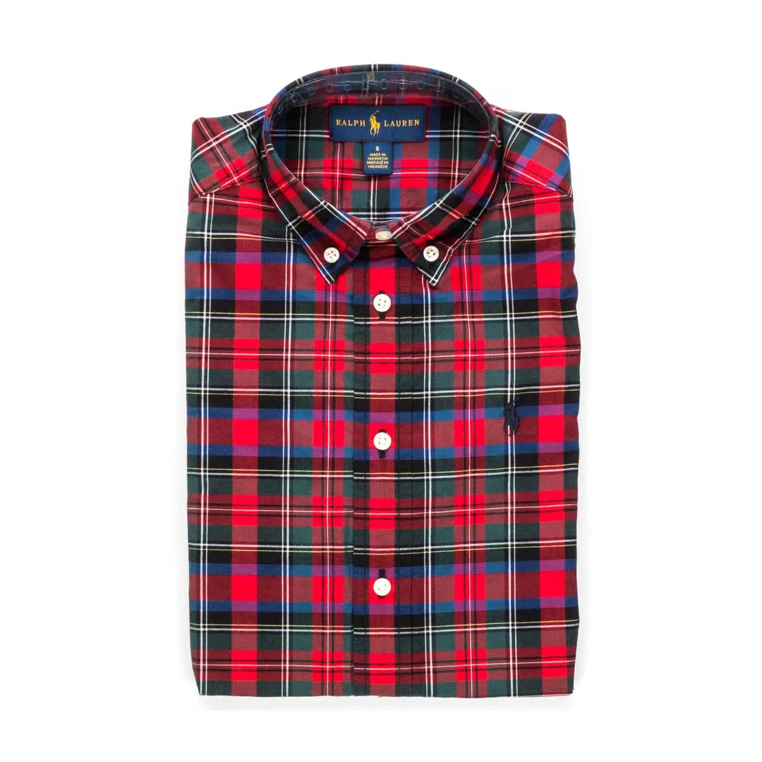 Ralph Lauren Boy Tartan Cotton Shirt