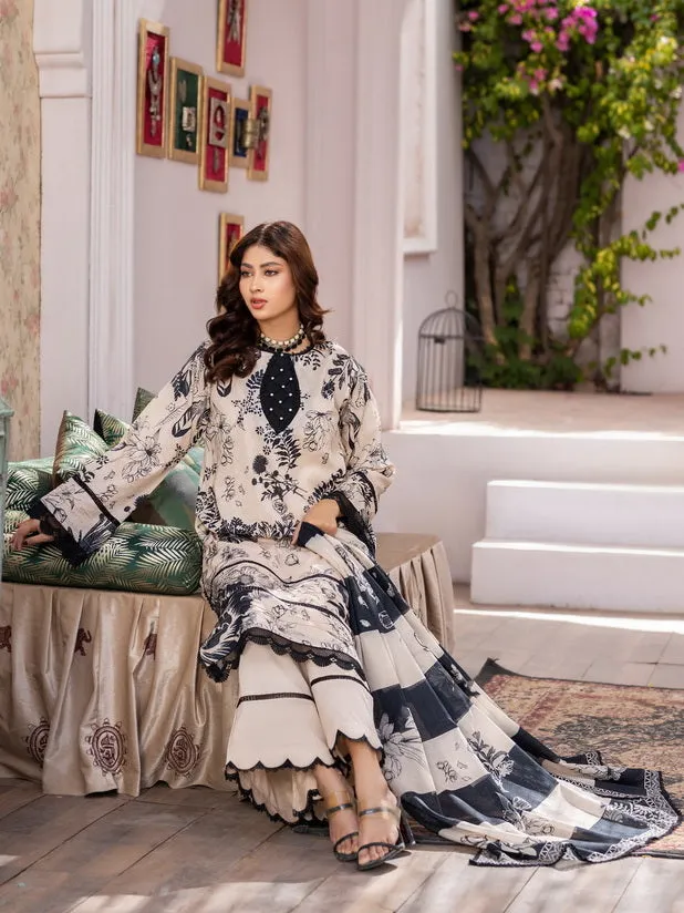 Rang e Noor by Humdum Digital Printed Lawn Unstitched 3Pc Suit REN-03