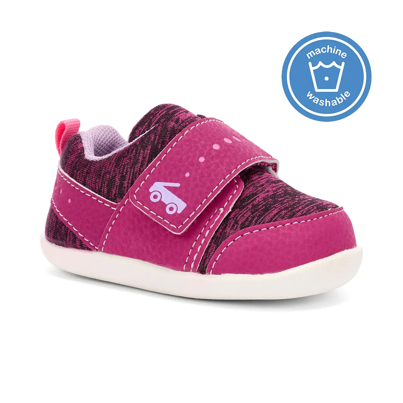 Ryder (First Walker) Infant Shoe - Berry Jersey