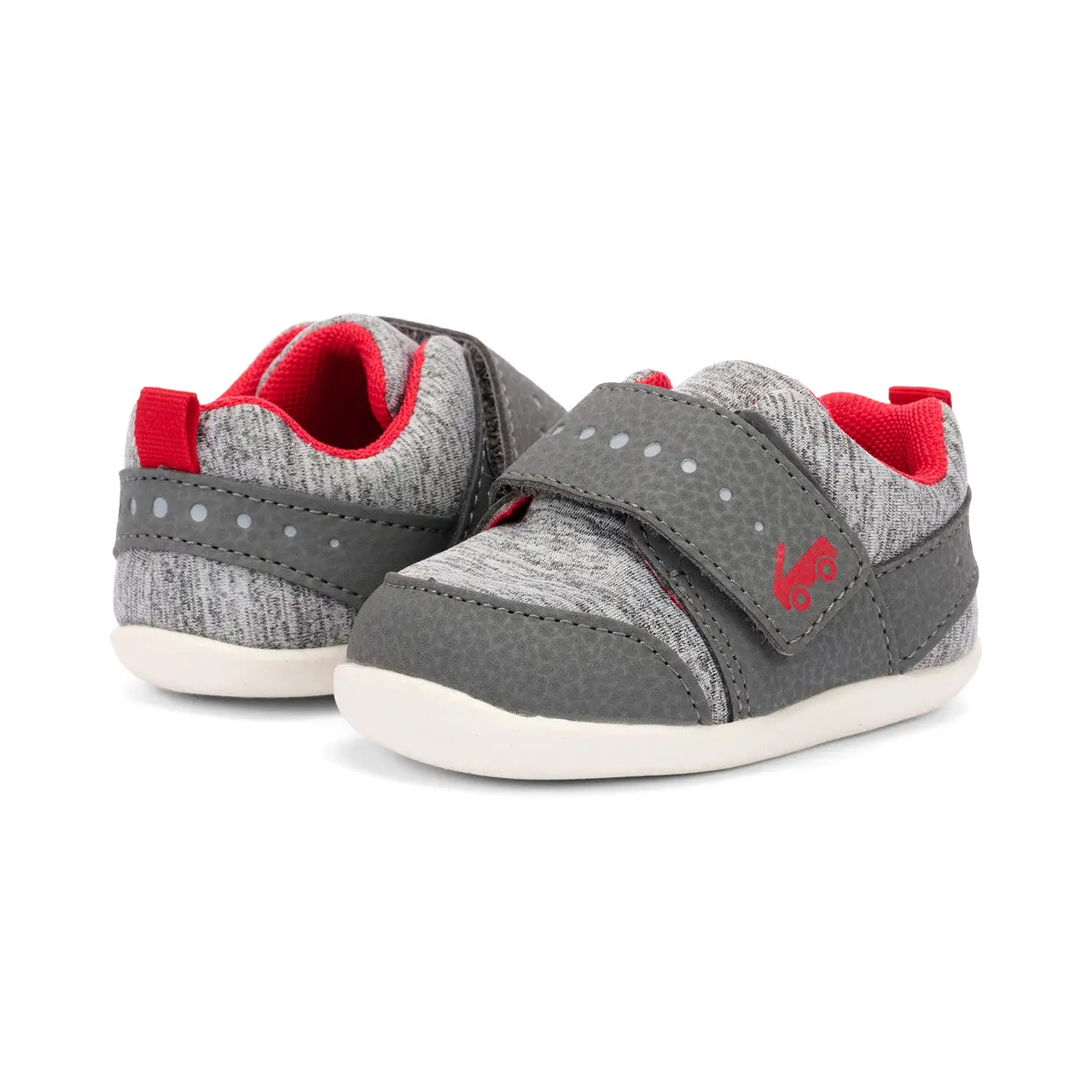 Ryder (First Walker) Infant Shoe -  Gray Jersey