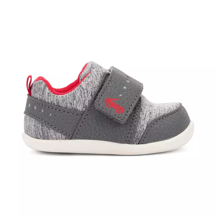 Ryder (First Walker) Infant Shoe -  Gray Jersey