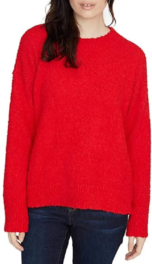 Sanctuary Women's Teddy Sweater Bright Red Size Small