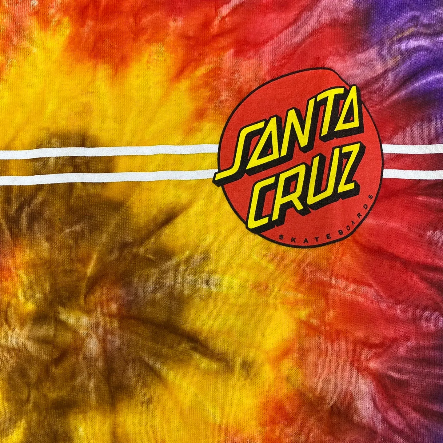 Santa Cruz Women's Classic Dot Tie Dye T-Shirt