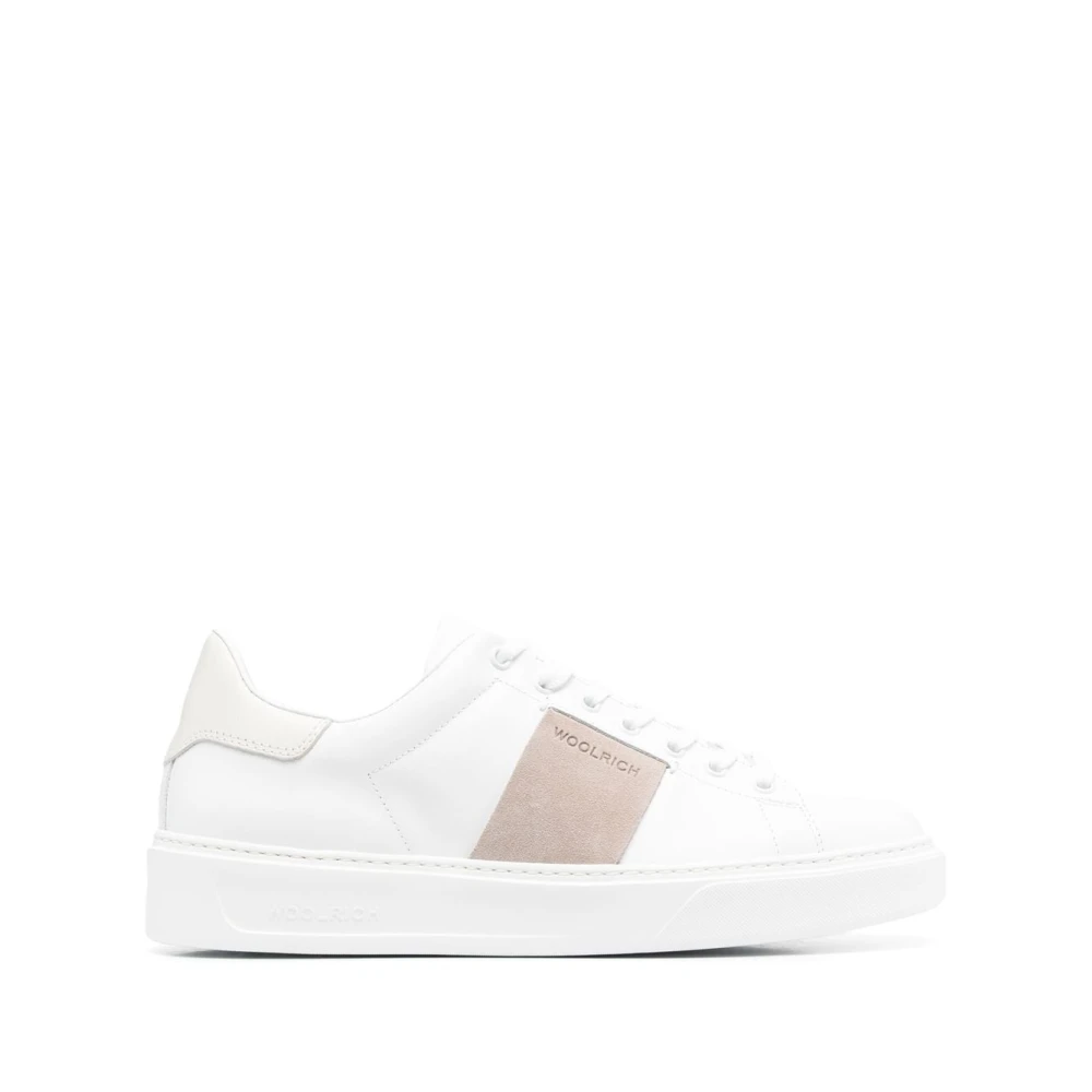 Sneakers basse in pelle bianca