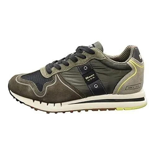 SNEAKERS BLAUER UOMO FEQUARTZ01/CAM QUARTZ01 MBG MILITARY/GREEN