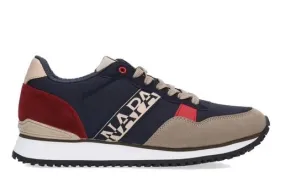 SNEAKERS NAPAPIJRI UOMO RUNNING NAVY/BEIGE/RED NP0A4HVP MG3