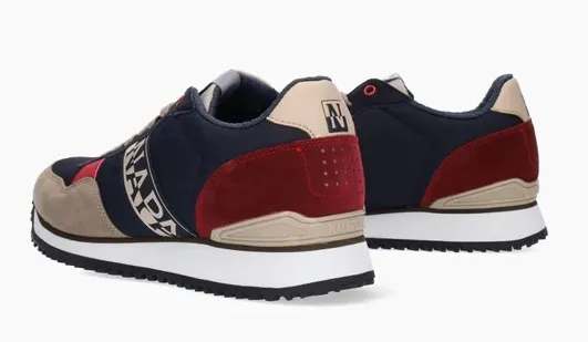 SNEAKERS NAPAPIJRI UOMO RUNNING NAVY/BEIGE/RED NP0A4HVP MG3