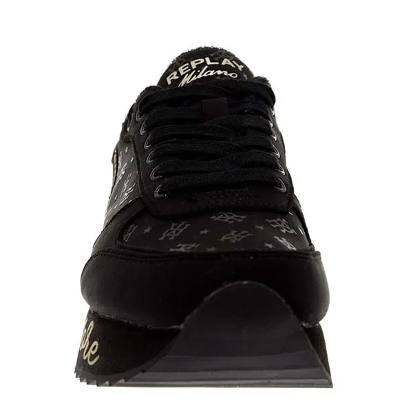 SNEAKERS REPLAY DONNA  PENNY LACRA 0003-BLACK RS630077T