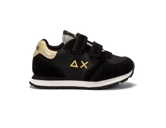 SNEAKERS SUN68 KIDS GIRL'S ALLY SOLID BLACK Z43402B 11/B TG:27>29