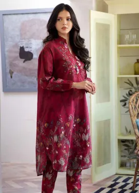 Sobia Nazir Basic Embroidered Lawn 2 Piece Unstitched Suit SN24B 5A