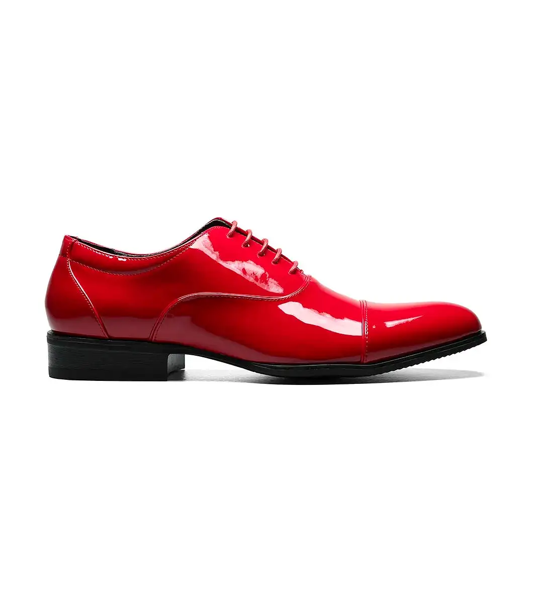 Stacy Adams - GALA Cap Toe Oxford - Red - 24998-600