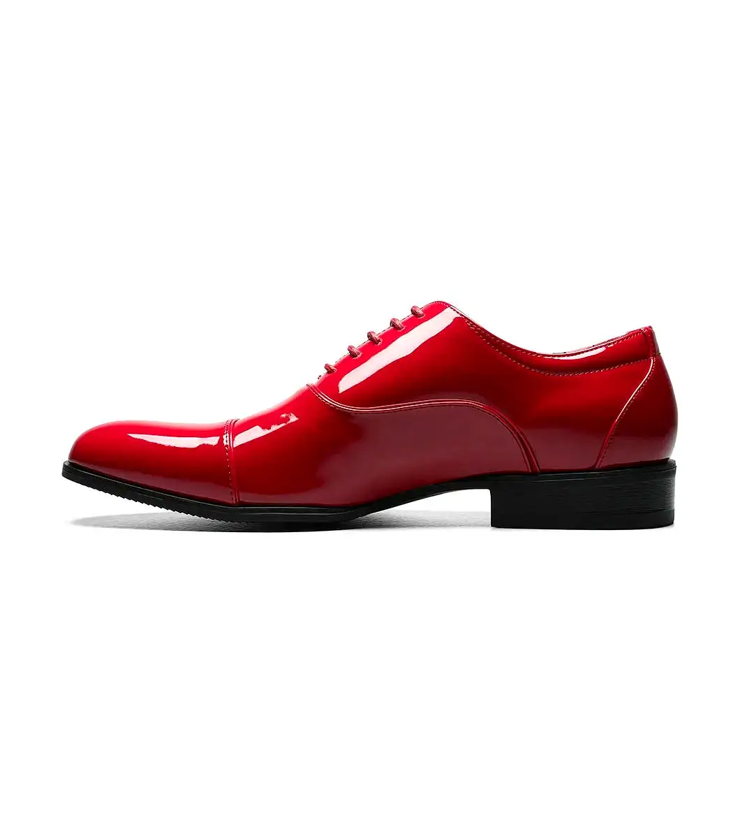 Stacy Adams - GALA Cap Toe Oxford - Red - 24998-600