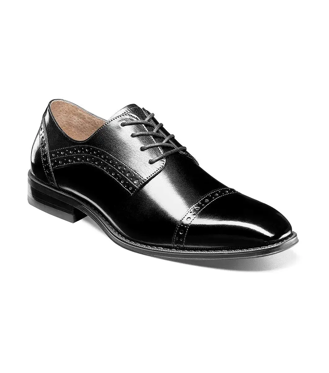 Stacy Adams - GARRETT Cap Toe Oxford - Black - 25543-001