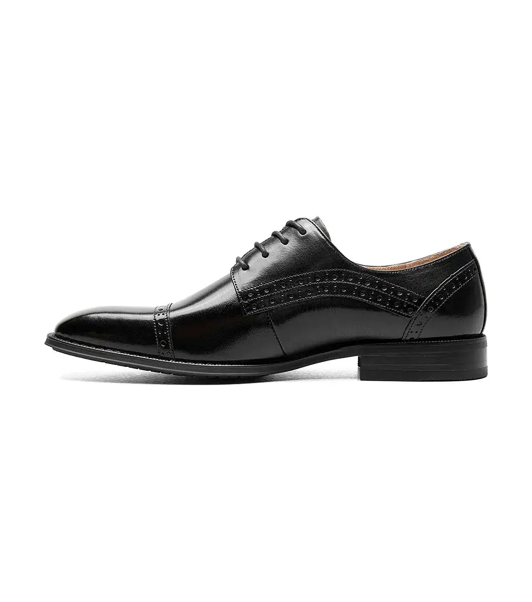 Stacy Adams - GARRETT Cap Toe Oxford - Black - 25543-001