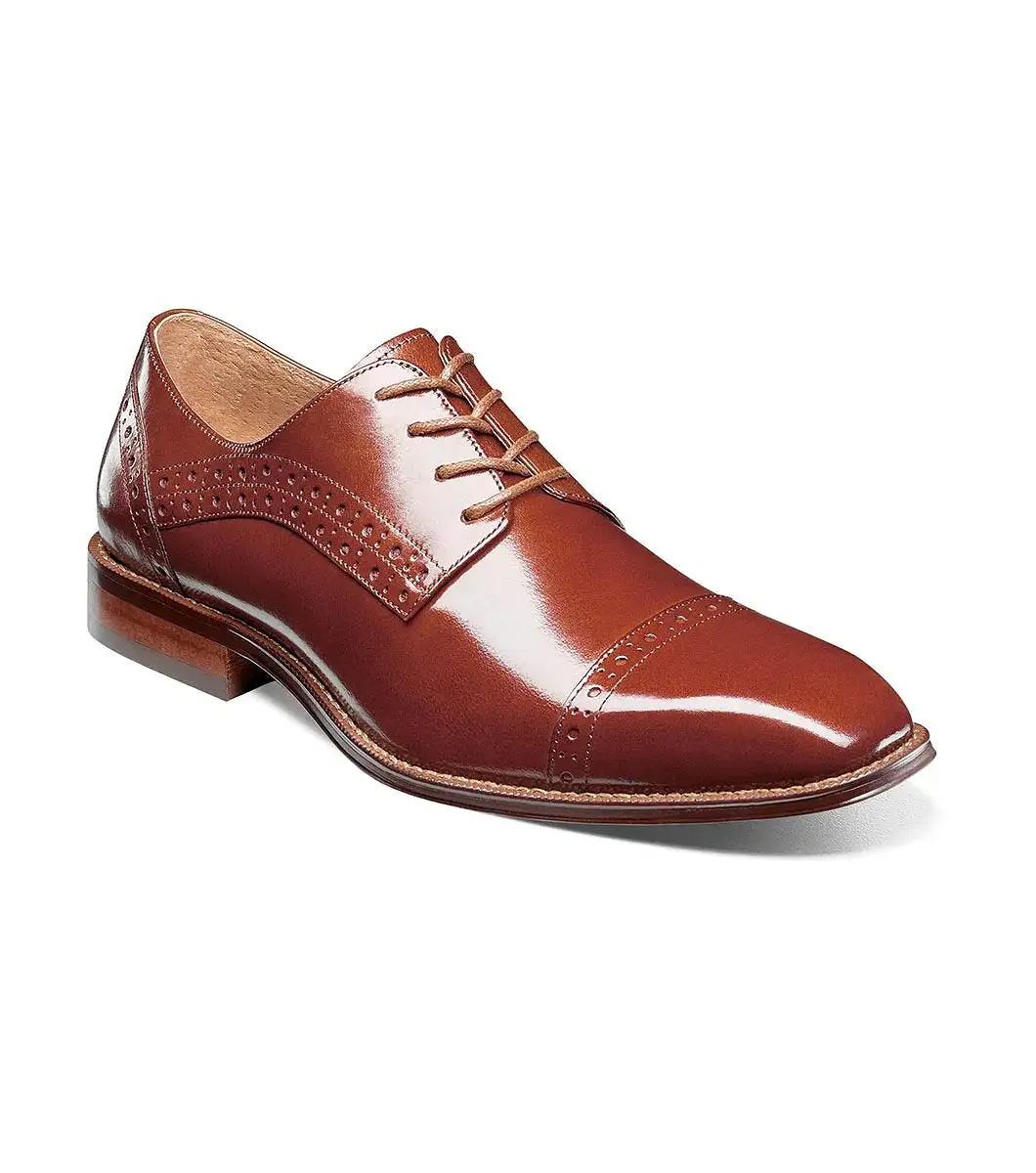 Stacy Adams - GARRETT Cap Toe Oxford - Cognac  - 25543-221