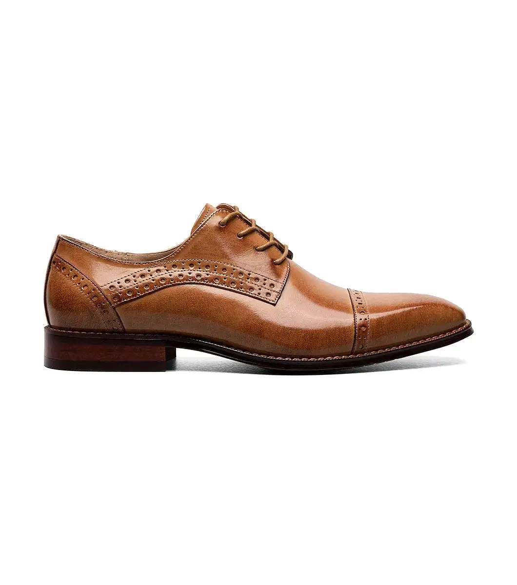 Stacy Adams - GARRETT Cap Toe Oxford - Tan - 25543-240