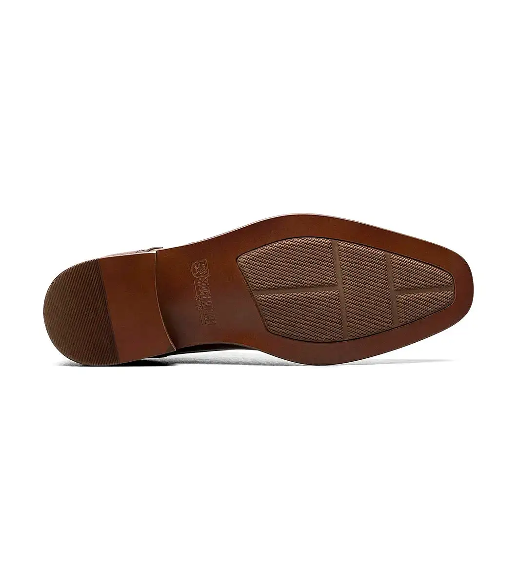 Stacy Adams - MATHIS Cap Toe Monk Strap - Cognac - 25540-221