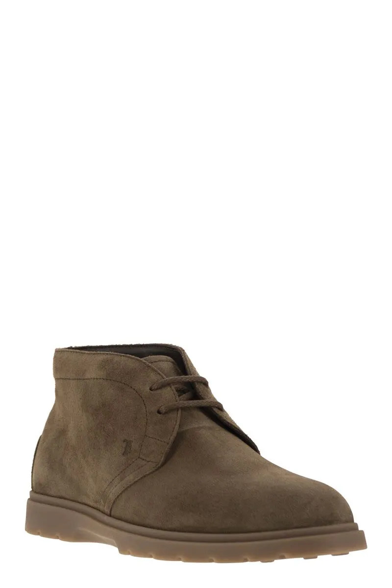 SUEDE LEATHER BOOTS