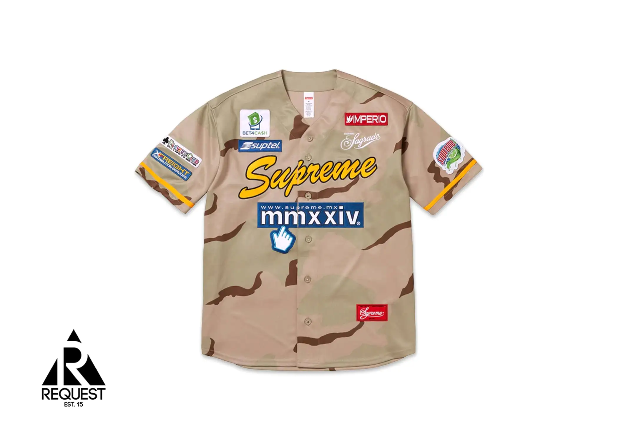 Supreme Chosen One Baseball Jersey “Desert Camo”