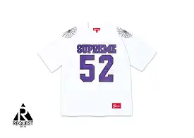 Supreme Spiderweb Football Jersey “White”