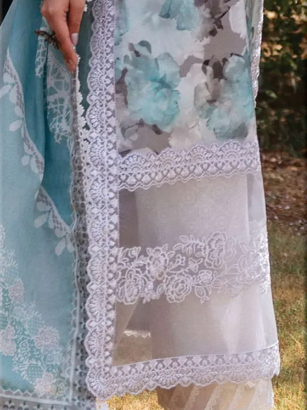 Tahra by Zainab Chottani Embroidered Lawn Unstitched 3Pc Suit D-03B ZINNIA