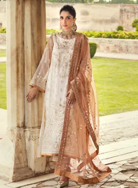 Tahra By Zainab Chottani Embroidered Organza Unstitched 3 Piece Suit - 04 MUMTAZ