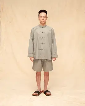 Tang Suit Pendek (Grey Cotton)