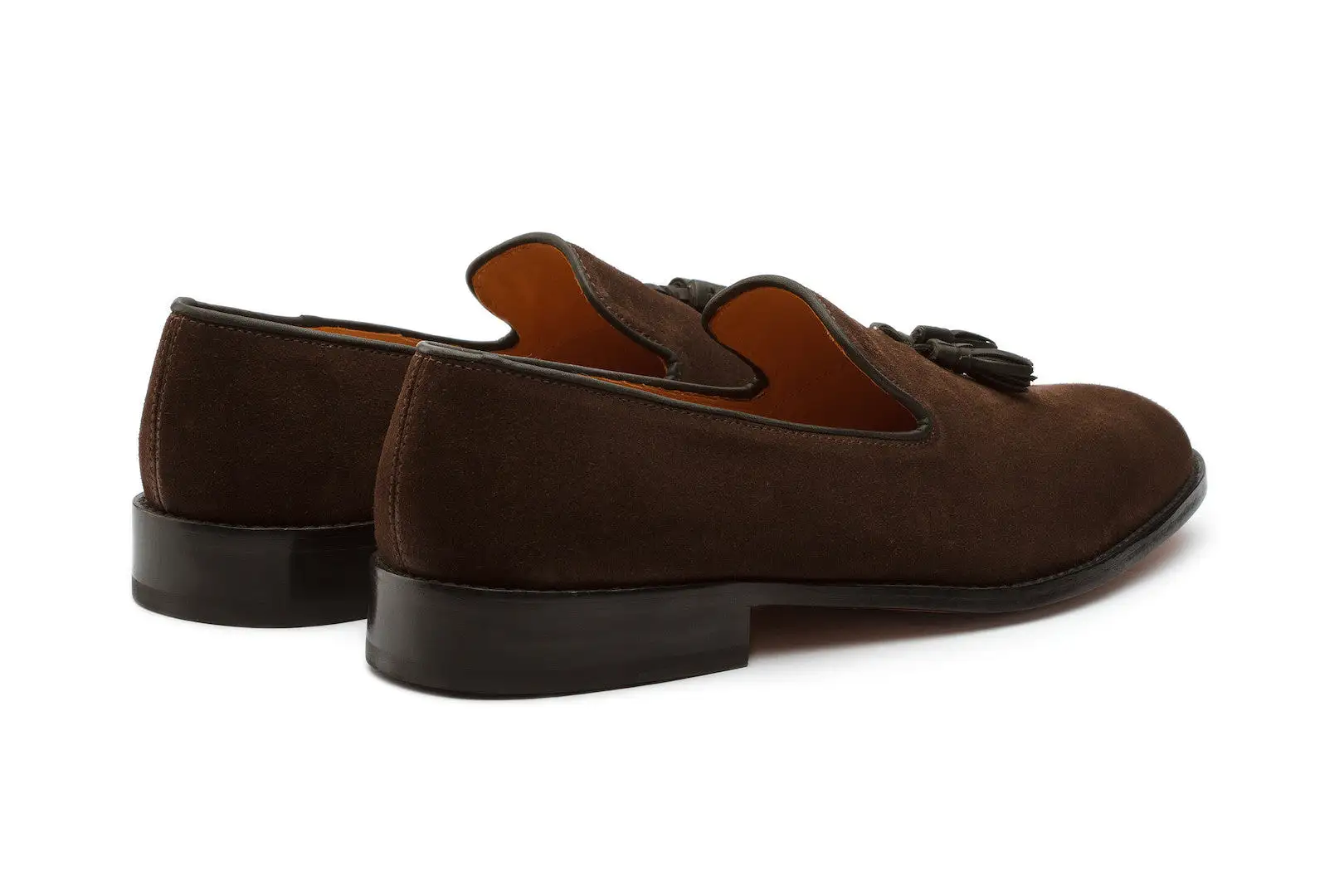 Tassel Loafers - Brown Suede