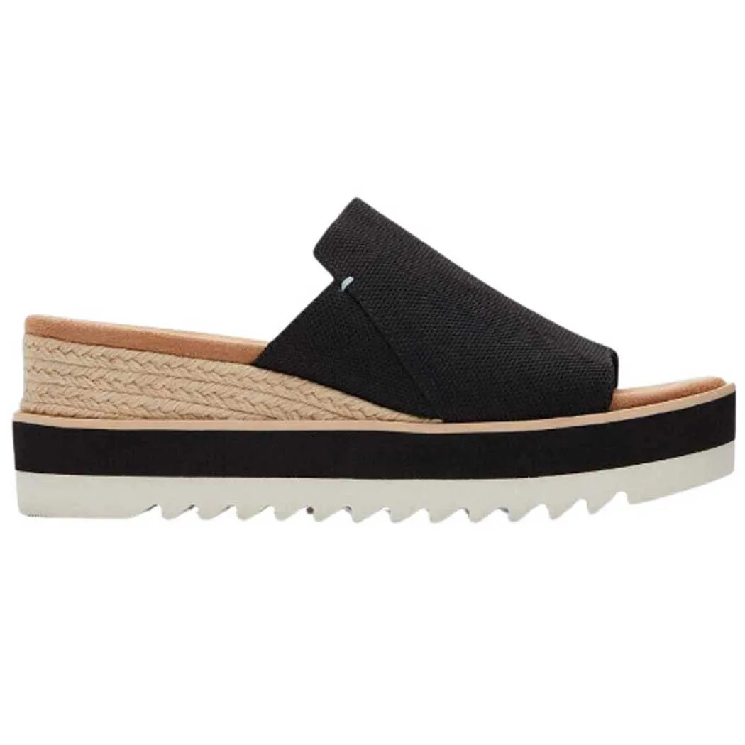 TOMS Shoes Diana Mule Sandal Black (Women's)