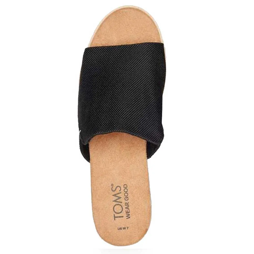 TOMS Shoes Diana Mule Sandal Black (Women's)