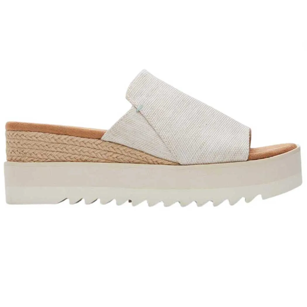 TOMS Shoes Diana Mule Sandal White (Women's)