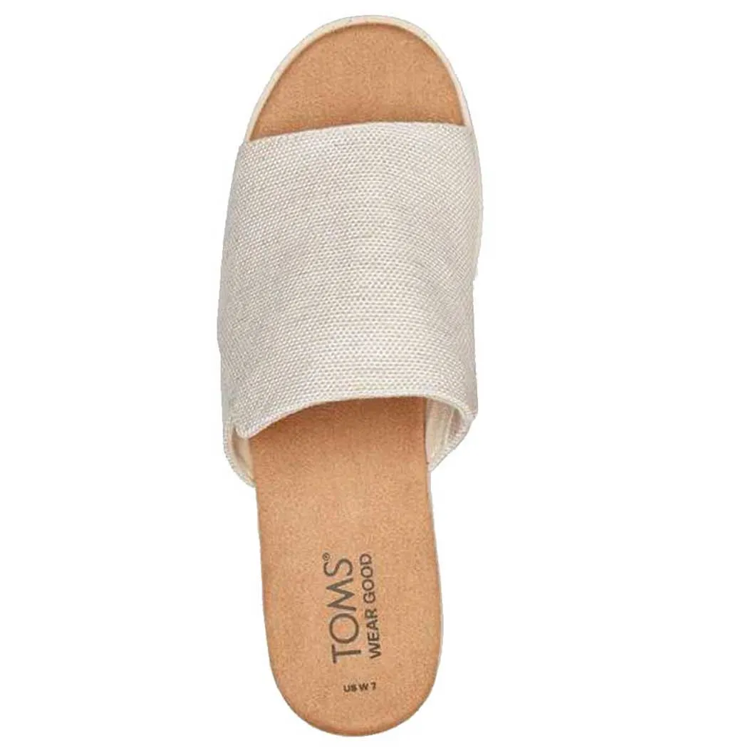 TOMS Shoes Diana Mule Sandal White (Women's)